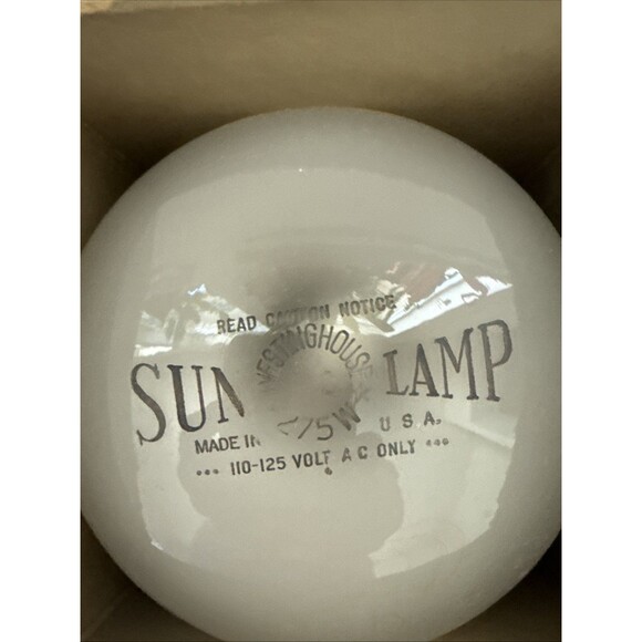 Vintage WESTINGHOUSE Sun Lamp In‎ Original Box Indoor Summer Tan 60’s - Picture 7 of 9